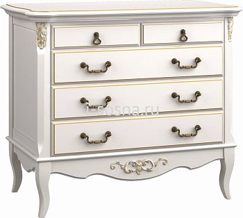 Комод Французский Прованс с 5 ящиками