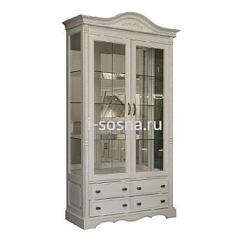 Шкаф-витрина 2 двери Паола 2114 БМ670