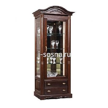 Шкаф-витрина Паола 2102 БМ670