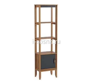 Стеллаж Бридж сквозной узкий с 1 дверью