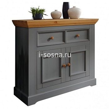 Комод буфета Форест Графит 2 двери и 2 ящика