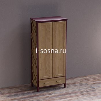 Шкаф 2х ств. Армо комбинированный с полками