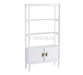 Стеллаж Бридж сквозной широкий с 2 дверями