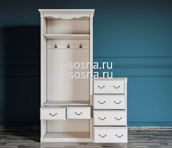 Прихожая "Леонтина" с комодом 4ящ ST9362