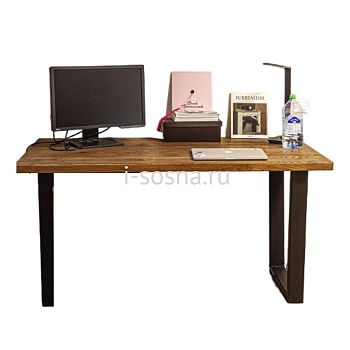 Письменный стол из дуба на металлическом основании  Коста Бланка