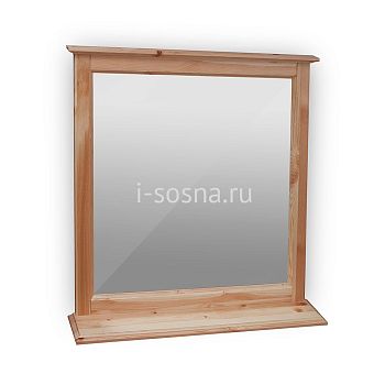 Зеркало большое Брусно М с полкой