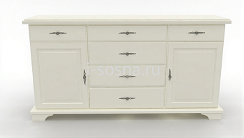 Тумба Брусно М 2 двери 6 ящиков