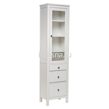 Шкаф-витрина с 3 ящиками Хемнэс HEMNES (малая)