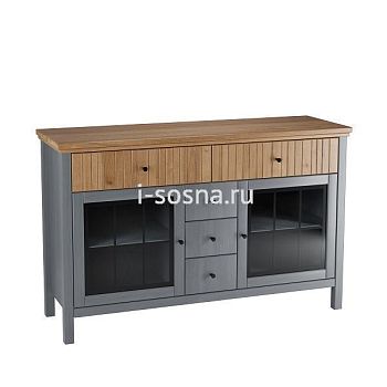 Тумба Сканди со стеклянными дверями 232СТЧ