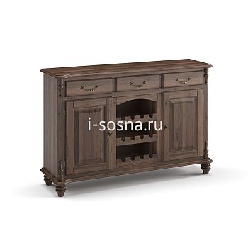 Тумба Скандия 2 дв 3 ящ с бутылочницей