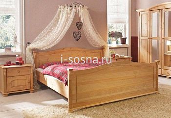 Кровать Балтика 160х200 высокое изножье