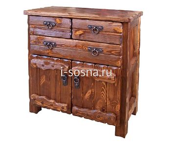 Комод Готфрид  3 ящика+ 2 дверки