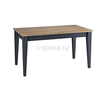 Обеденный стол Форест Графит со вставкой