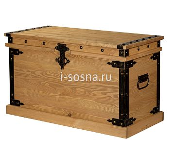 Сундук Викинг с прямой крышкой