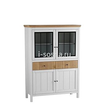 Тумба Сканди со стеклянными и глухими дверями 222СТЧ