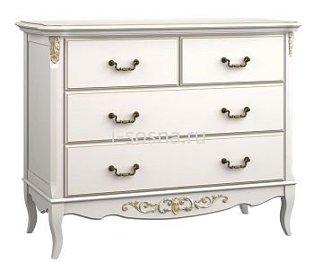 Комод Французский Прованс с 4 ящиками