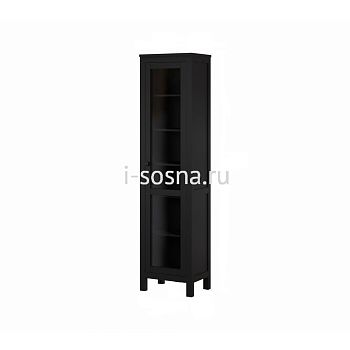 Шкаф-витрина Хемнэс HEMNES 1 дверь (ст/ст)