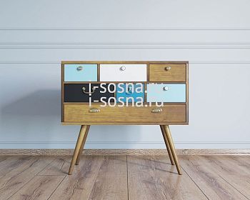 Комод на высоких ножках «Aquarelle» RE-53