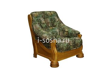 Кресло Цезарь из массива сосны в гобелене