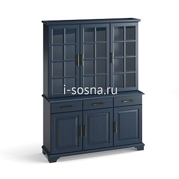 Шкаф-буфет Брусно 3-х створчатый (узкий верхний модуль), арт. Б3.28.02