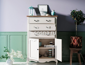 Комод Леонтина 3 ящика 2 дверки ST9354