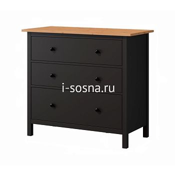 Комод с 3 ящиками Хемнэс HEMNES