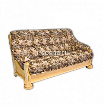 Диван-кровать 3-х местный Цезарь из массива сосны в гобелене