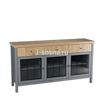 Тумба Сканди со стеклянными дверями 33СТЧ