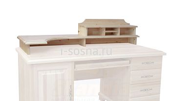 Конторка к 2-х тумбовому столу Брусно