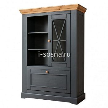 Комод Форест Графит 2 двери и полки