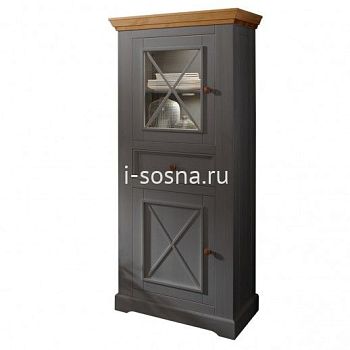 Шкаф для посуды Форест Графит (низкий) 2 двери и 1 ящик