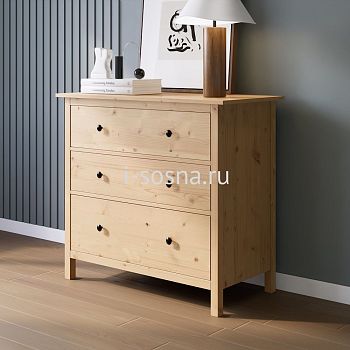 Комод с 3 ящиками Хемнэс HEMNES