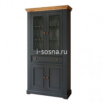 Шкаф для посуды Форест Графит (широкий) 4 двери и 1 ящик