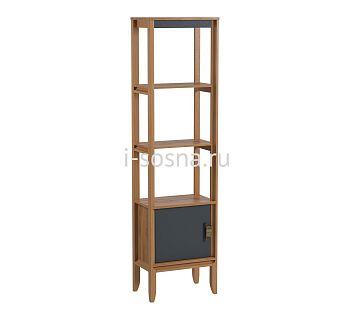 Стеллаж Бридж сквозной узкий с 1 дверью